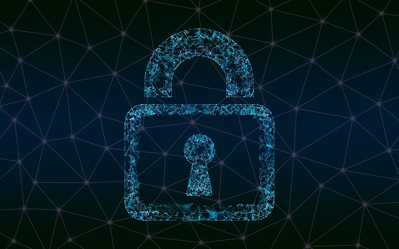 Digital lock symbolizing AI security and safety laws in AI innovation.