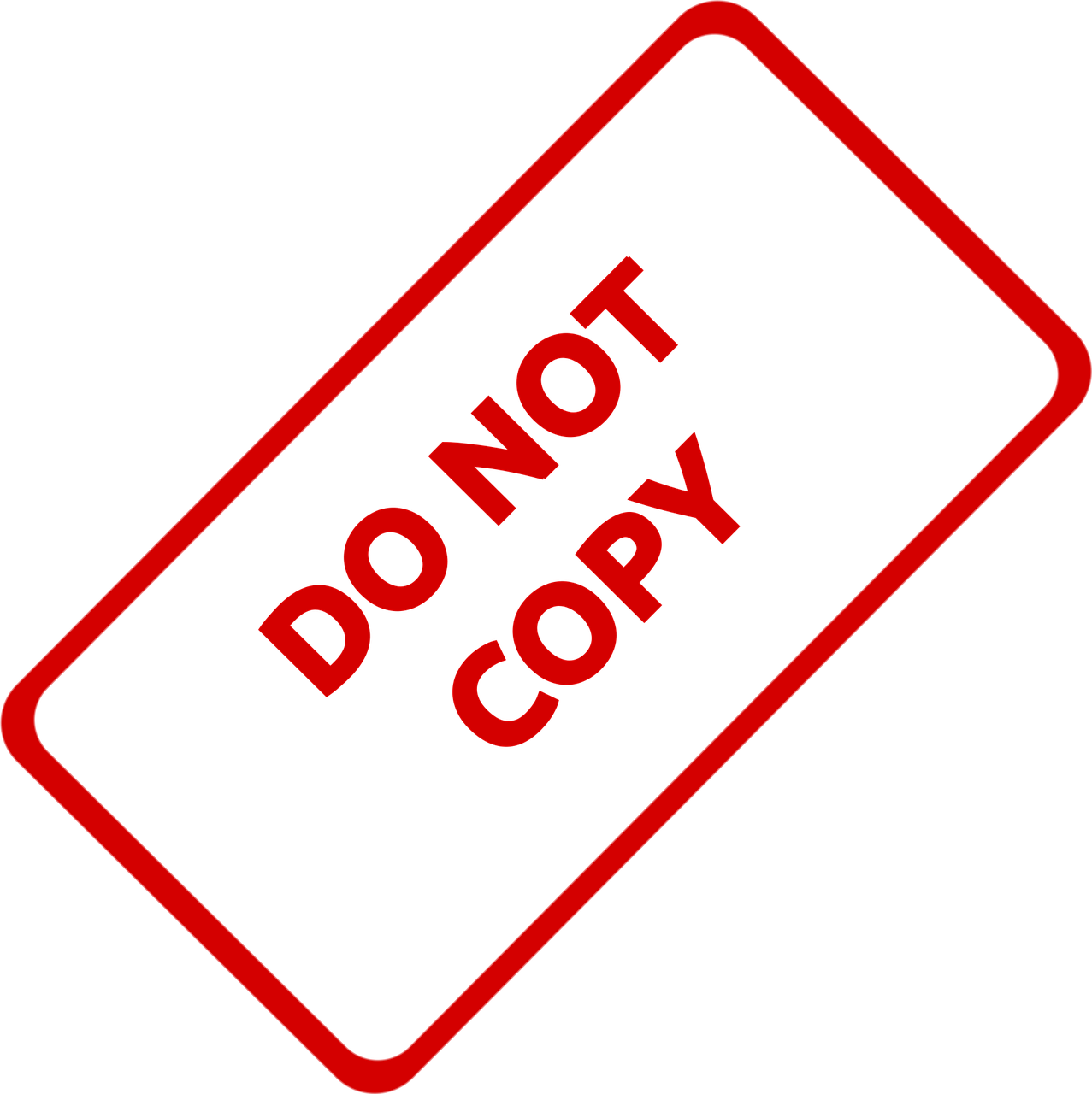DO NOT COPY graphic illustrating AI watermarking ethics Stamp-like graphic with 'DO NOT COPY' highlights ethical concerns in AI text watermarking.