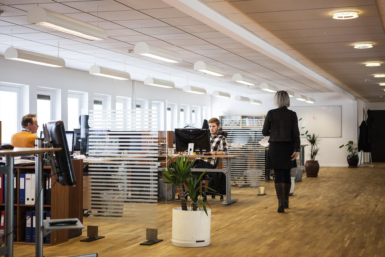 Modern office space showcasing collaboration, reflecting OpenAI's innovative tools for productivity.