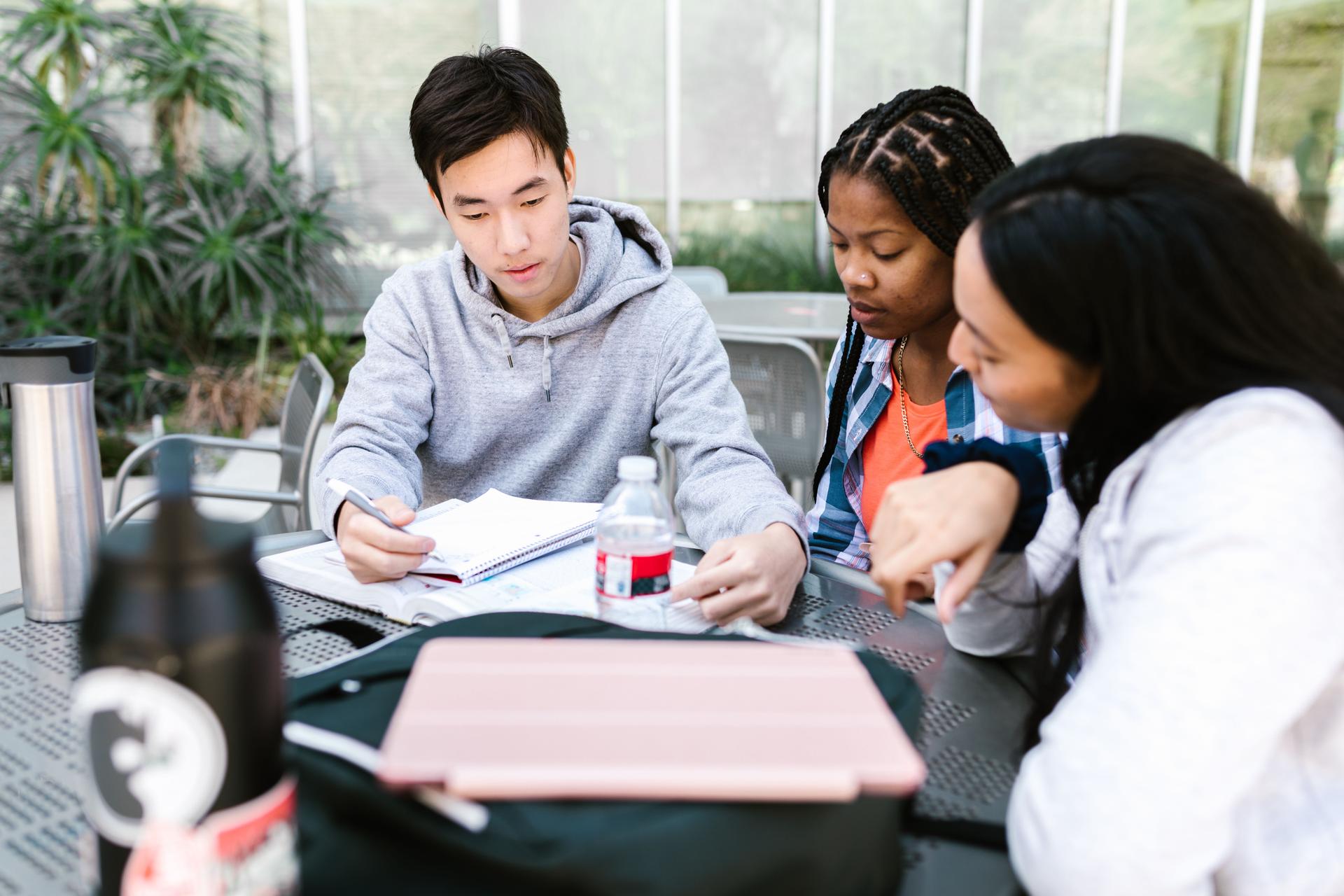 Students collaborating to develop digital literacy skills amidst challenges of AI laws.