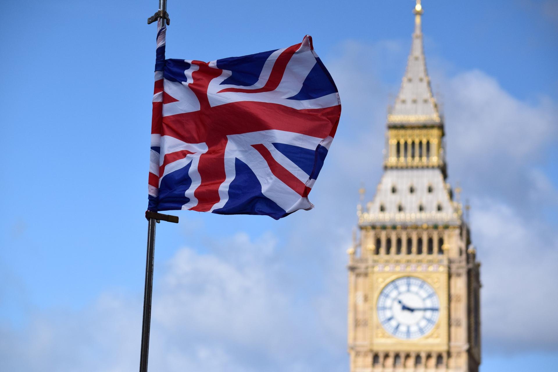 Union Jack flag with Big Ben, symbolizing the UK's need for AI Regulation