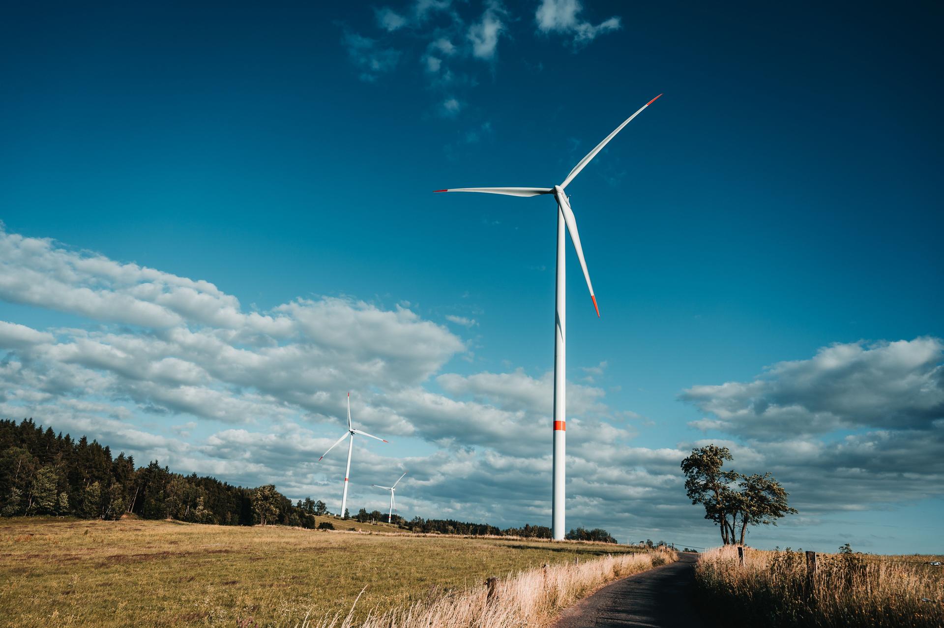 Wind turbines represent cleaner grid power for data centers under BAAJA's proposed energy rules